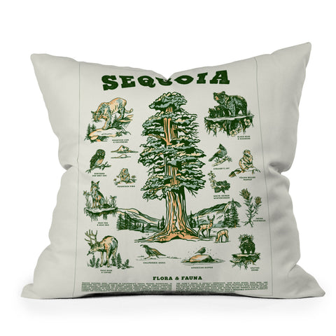 The Whiskey Ginger Sequoia National Park California Throw Pillow