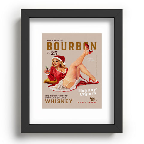 The Whiskey Ginger The Babes Of Bourbon Recessed Framing Rectangle