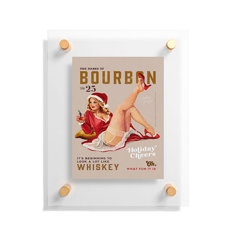 The Whiskey Ginger The Babes Of Bourbon Floating Acrylic Print