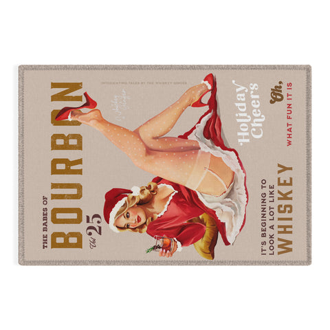 The Whiskey Ginger The Babes Of Bourbon Outdoor Rug