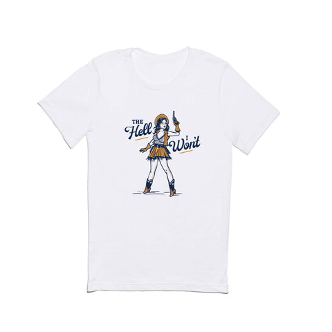 The Whiskey Ginger The Hell I Wont Retro Cowgirl Classic T-shirt