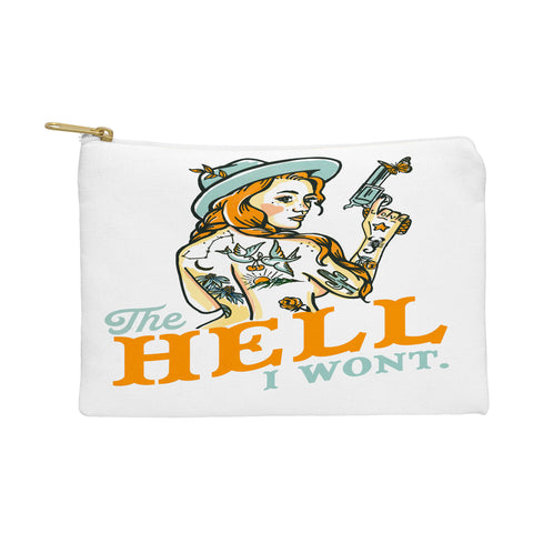 The Whiskey Ginger The Hell I Wont Tattoo Redhead Pouch