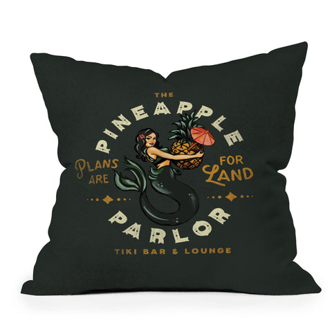The Whiskey Ginger The Pineapple Parlor Plans Outdoor Throw Pillow