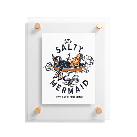 The Whiskey Ginger The Salty Mermaid Dive Bar Floating Acrylic Print