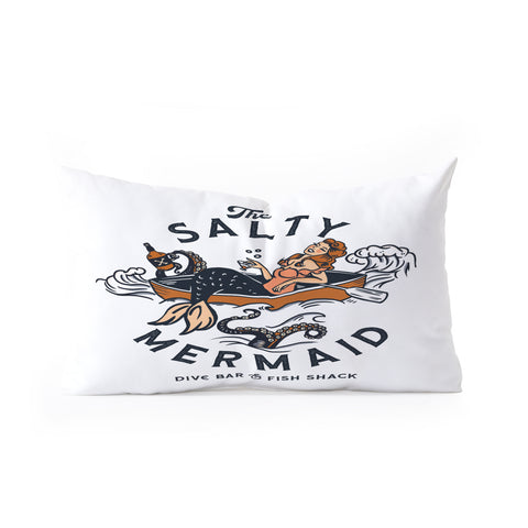 The Whiskey Ginger The Salty Mermaid Dive Bar Oblong Throw Pillow