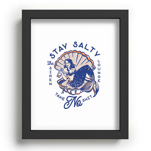 The Whiskey Ginger The Siren Lounge Stay Salty Recessed Framing Rectangle