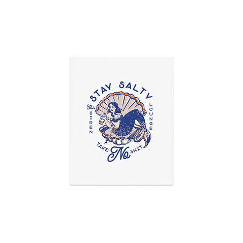 The Whiskey Ginger The Siren Lounge Stay Salty Art Print
