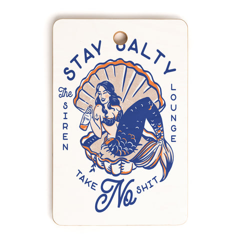 The Whiskey Ginger The Siren Lounge Stay Salty Cutting Board Rectangle