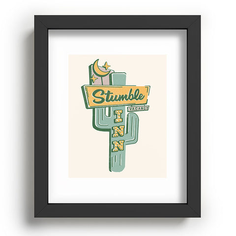 The Whiskey Ginger The Stumble Inn Vintage Recessed Framing Rectangle