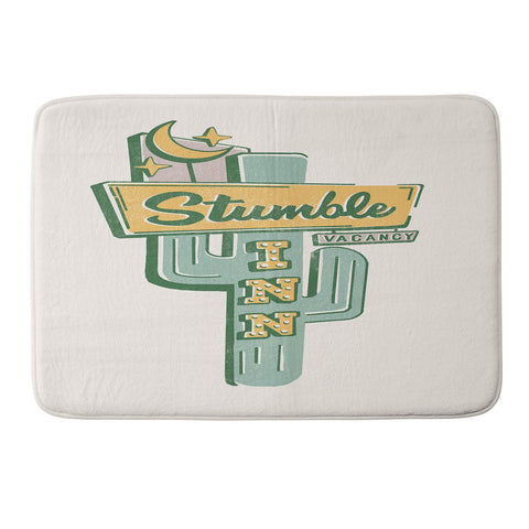 The Whiskey Ginger The Stumble Inn Vintage Memory Foam Bath Mat