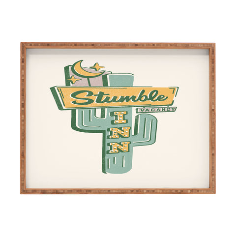 The Whiskey Ginger The Stumble Inn Vintage Rectangular Tray