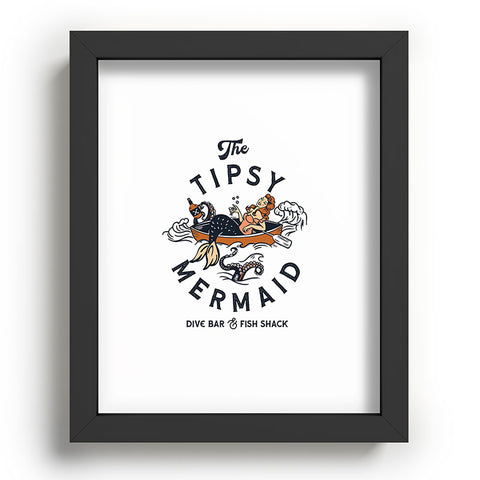 The Whiskey Ginger The Tipsy Mermaid Dive Bar Recessed Framing Rectangle