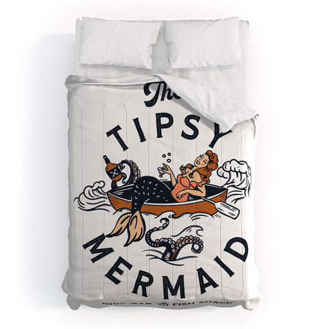 The Whiskey Ginger The Tipsy Mermaid Dive Bar Comforter