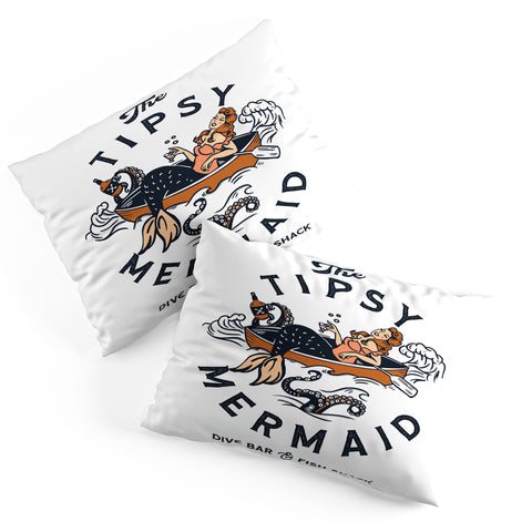 The Whiskey Ginger The Tipsy Mermaid Dive Bar Pillow Shams