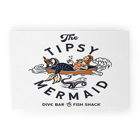 The Whiskey Ginger The Tipsy Mermaid Dive Bar Welcome Mat