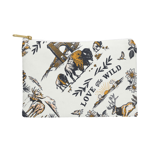 The Whiskey Ginger Vintage Yellowstone Pattern Pouch