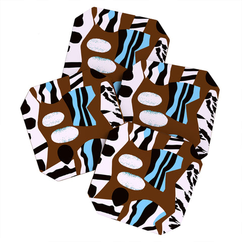 THEPHOENIXPALMS Mungba Coaster Set