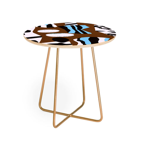 THEPHOENIXPALMS Mungba Round Side Table