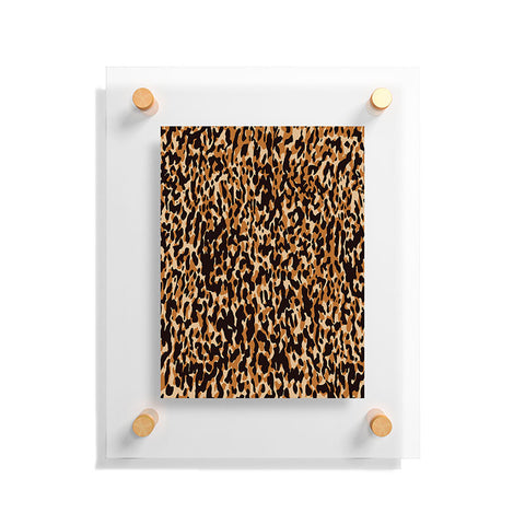 thespacehouse Animal Print Leopard Pattern Floating Acrylic Print