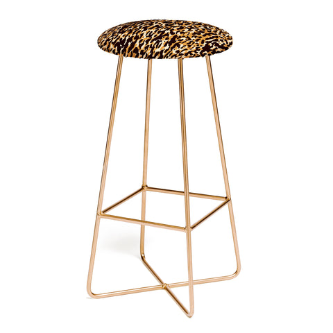 thespacehouse Animal Print Leopard Pattern Bar Stool