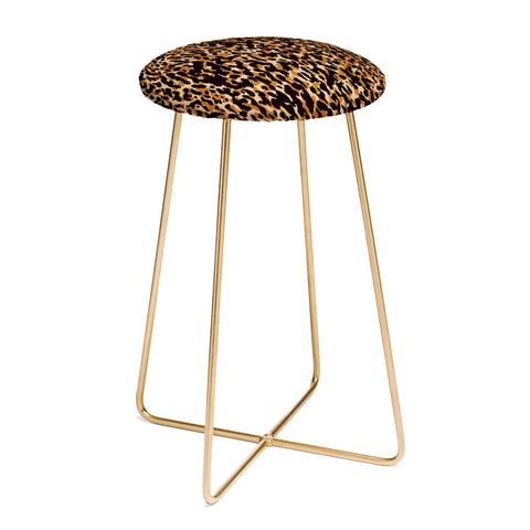 thespacehouse Animal Print Leopard Pattern Counter Stool