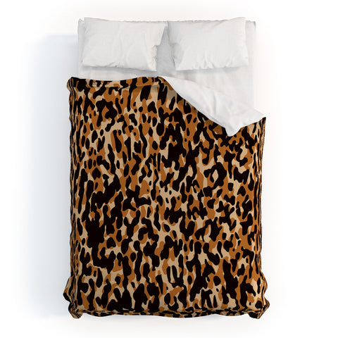 thespacehouse Animal Print Leopard Pattern Duvet Cover