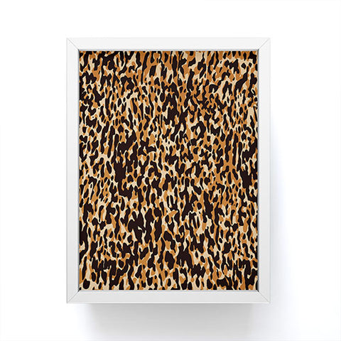 thespacehouse Animal Print Leopard Pattern Framed Mini Art Print