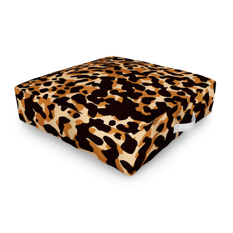 thespacehouse Animal Print Leopard Pattern Outdoor Floor Cushion