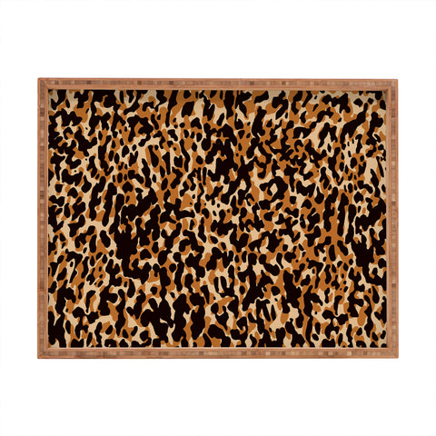 thespacehouse Animal Print Leopard Pattern Rectangular Tray