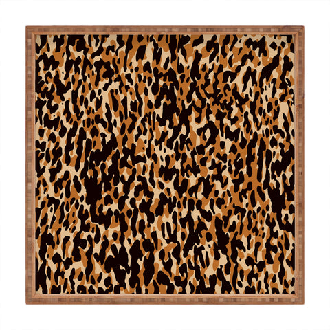 thespacehouse Animal Print Leopard Pattern Square Tray