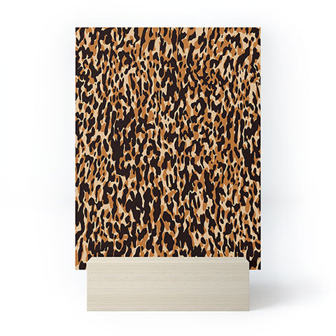 thespacehouse Animal Print Leopard Pattern Mini Art Print