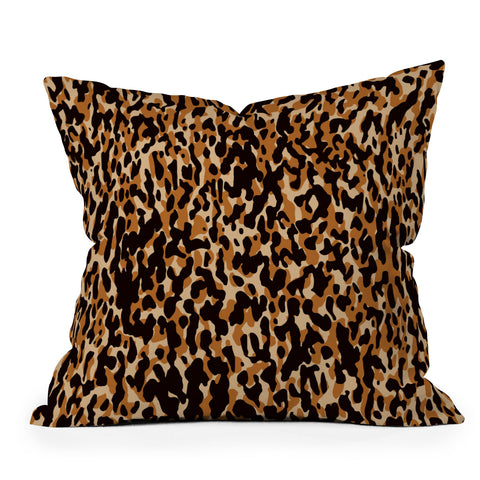 thespacehouse Animal Print Leopard Pattern Throw Pillow