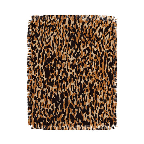 thespacehouse Animal Print Leopard Pattern Throw Blanket