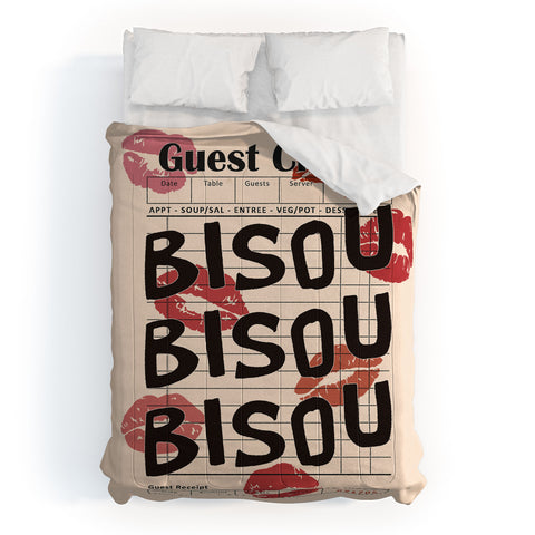 thespacehouse Bisou Bisou Retro Guest Check Comforter