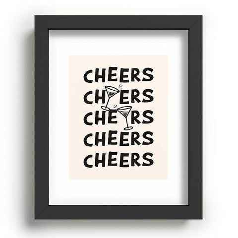 thespacehouse Cheers Cocktails and Drinks Recessed Framing Rectangle