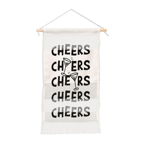 thespacehouse Cheers Cocktails and Drinks Wall Hanging Portrait