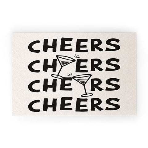 thespacehouse Cheers Cocktails and Drinks Welcome Mat