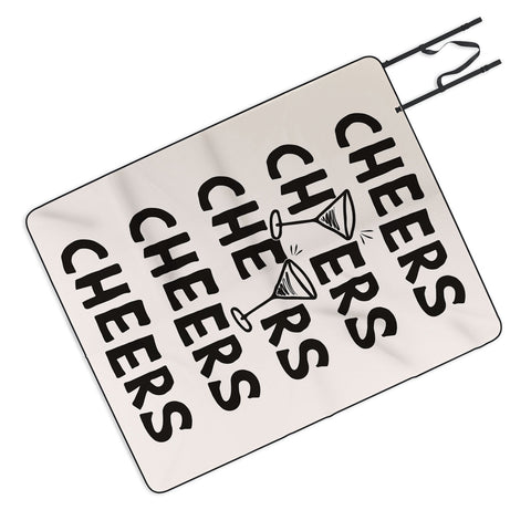 thespacehouse Cheers Cocktails and Drinks Picnic Blanket