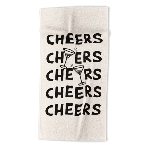 thespacehouse Cheers Cocktails and Drinks Beach Towel
