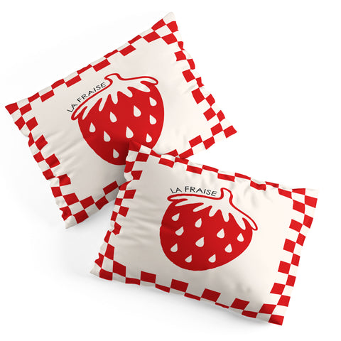 thespacehouse Fruit Series Strawberry Pillow Shams