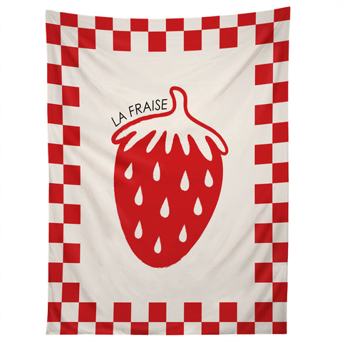 thespacehouse Fruit Series Strawberry Tapestry