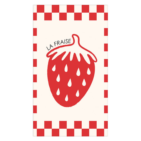 thespacehouse Fruit Series Strawberry Tablecloth