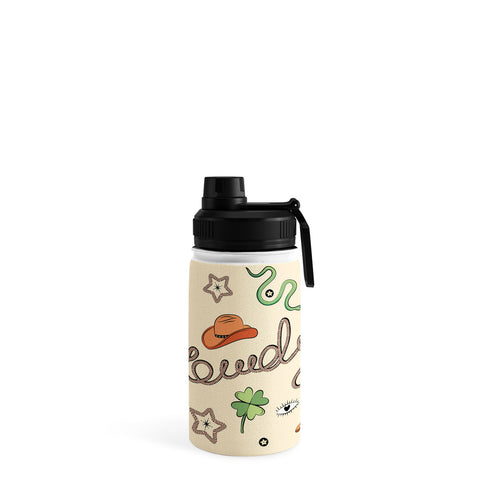 thespacehouse Howdy Lucky Western Charms Water Bottle