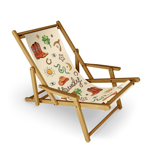 thespacehouse Howdy Lucky Western Charms Sling Chair