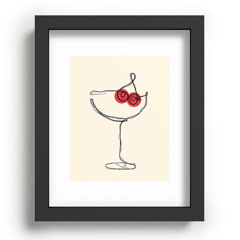 thespacehouse Minimalist Cherry Cosmo Recessed Framing Rectangle