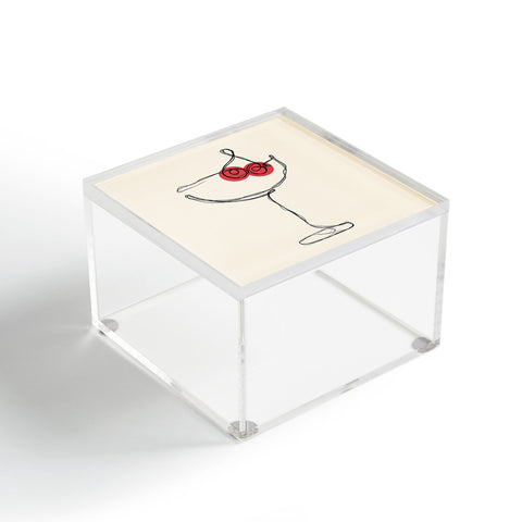 thespacehouse Minimalist Cherry Cosmo Acrylic Box