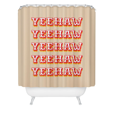 thespacehouse Yeehaw Shower Curtain