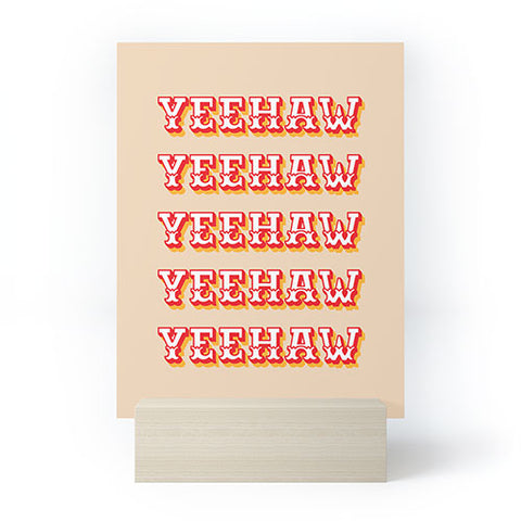 thespacehouse Yeehaw Mini Art Print