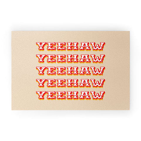 thespacehouse Yeehaw Welcome Mat