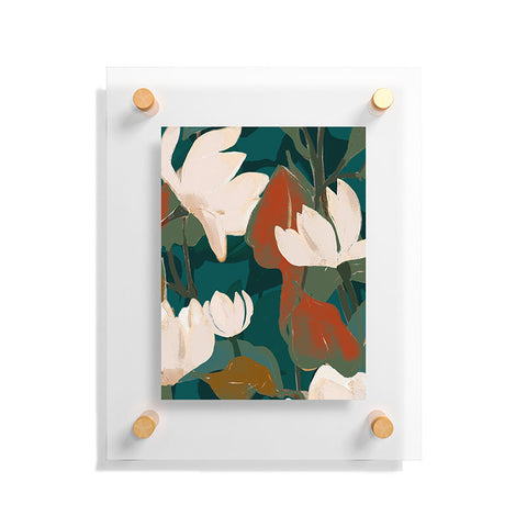 ThingDesign Abstract Art Garden Flowers Floating Acrylic Print